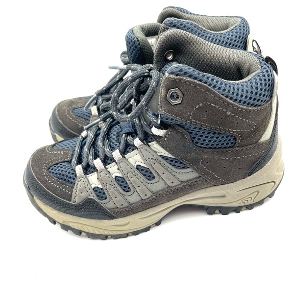 Cherokee Kids High-Top Boots - Gray and Blue - Picture 4 of 9